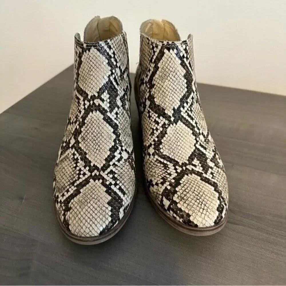 MICHAEL by MICHAEL SHANNONNadya Reptile Snakeskin Print BootieBoots 6